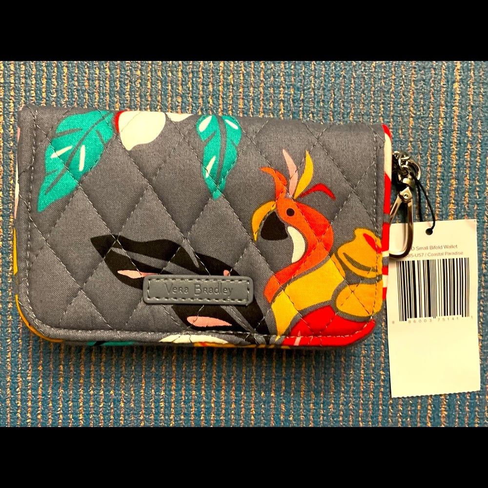 Vera Bradley Small Bifold RFID Wallet *NEW*